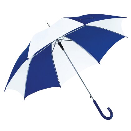 Regenschirm Ø103 cm DISCO Stockschirm 0,35 kg Automatik blau weiß