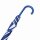 Regenschirm Ø103 cm DISCO Stockschirm 0,35 kg Automatik blau weiß