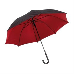 Regenschirm Ø103 Stockschirm 360Gr Schirm Automatik Stockregenschirm schwarz rot