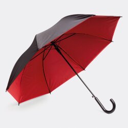 Regenschirm Ø103 Stockschirm 360Gr Schirm Automatik Stockregenschirm schwarz rot