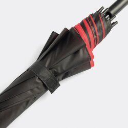 Regenschirm Ø103 Stockschirm 360Gr Schirm Automatik Stockregenschirm schwarz rot