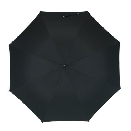 Regenschirm groß Ø106 cm JOKER Stockschirm schwarz silber 0,29 kg Schirm