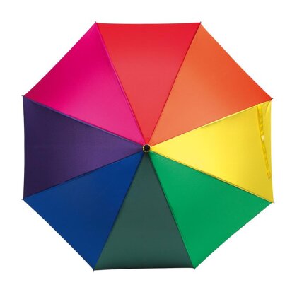 Regenschirm automatik Ø103cm sturmfest Stockschirm 0,46kg Schirm bunt Regenbogen