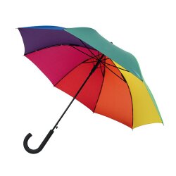 Regenschirm automatik Ø103cm sturmfest Stockschirm 0,46kg Schirm bunt Regenbogen