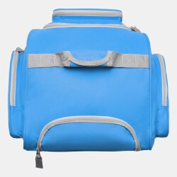 Reisetasche mit 2 Leichtlauf Rollen Reisetrolley 9P 75x30x33 2,8 kg 67L Blau