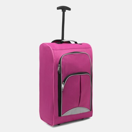 Handgepäck 55 x 30 x 20 cm Bordcase Vienna pink Trolley Stoff 35 Liter 1,4 kg