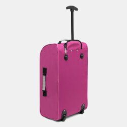 Handgepäck 55 x 30 x 20 cm Bordcase Vienna pink Trolley Stoff 35 Liter 1,4 kg