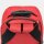 Trolley Rucksack Rot mit Rollen 34x52x28 1,55KG 45L Gestänge 100 cm Reisetasche
