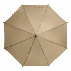 Stockschirm Holzgriff Ø103 cm Automatik Damen Herren Tango Regenschirm 0,41 Beige
