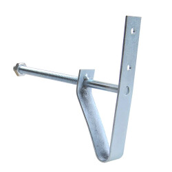 AS 2x Reifenhalter Wand 12 cm Auflagefläche und Felgenhalter – Reifen Wandhalterung aus Metall inkl. Dübel und Schrauben Reifenständer als Felgenbaum AS