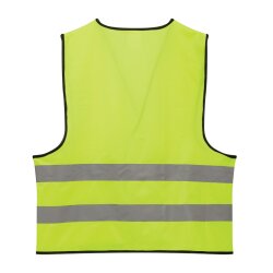 4x Warnweste Gelb – Ideal für Auto, Fahrrad & Motorrad, mit Reflektorstreifen und Klettverschluss, Polyester, Unisex & Universal