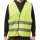 4x Warnweste Gelb – Ideal für Auto, Fahrrad & Motorrad, mit Reflektorstreifen und Klettverschluss, Polyester, Unisex & Universal