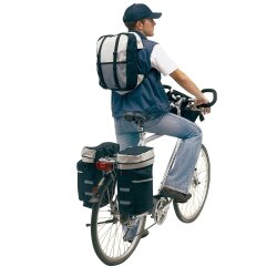 Fahrradtasche 3tlg inkl Rucksack Gepäckträger Fahrrad Tasche Gepäckträgertasche