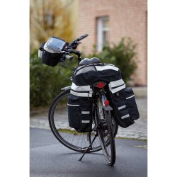 Fahrradtasche 3tlg inkl Rucksack Gepäckträger Fahrrad Tasche Gepäckträgertasche