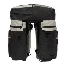 Gepäckträgertasche Fahrrad 3tlg und Fahrradtasche Gepäckträger ca. 28 L Volumen, Fahrrad , Rucksack,Tasche und Packtaschen
