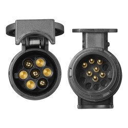 KFZ Kurz Mini Adapter von 13-polig PKW auf 7-polig...