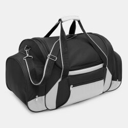 Sporttasche Damen Herren - Groß - 60x33x29 cm schwarz- grau 900 Gramm 51 Liter