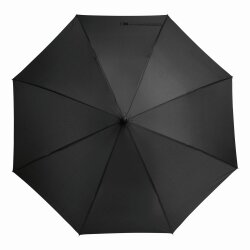 Stockschirm Automatik 103cm Damen, Herren Schwarz- Weiß Öffnung per Knopfdruck