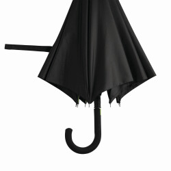 Stockschirm Automatik 103cm Damen, Herren Schwarz - Grün Öffnung per Knopfdruck