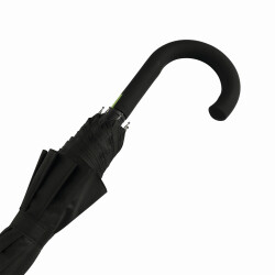 Stockschirm Automatik 103cm Damen, Herren Schwarz - Grün Öffnung per Knopfdruck