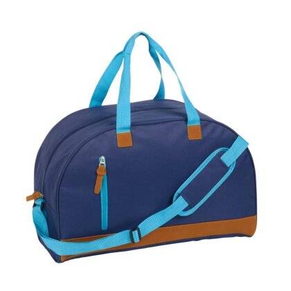 Sporttasche mit Reißverschluss Reisetasche plus Tragegriffe und Schultergurt NEU dunkelblau