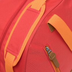 AS Sporttasche Reißverschluss Reisetasche plus Tragegriffe und Schultergurt AS