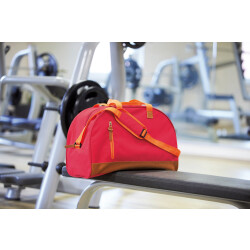 AS Sporttasche Reißverschluss Reisetasche plus Tragegriffe und Schultergurt AS