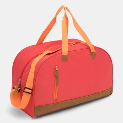 Sporttasche Reißverschluss Reisetasche plus Tragegriffe und Schultergurt NEU rot