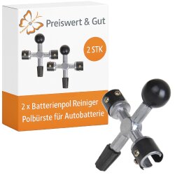2x Batteriepol Reiniger - Polbürste für...