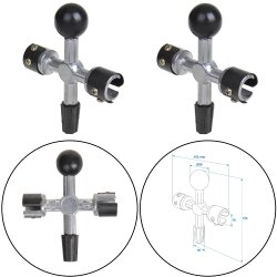 2x Batteriepol Reiniger - Polbürste für...