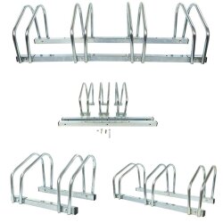 Fahrradständer Fahrradhalterung Wand + Boden Aufstellständer für 2/3/4 Fahrräder AS