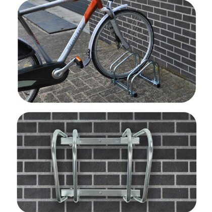 Fahrradständer Fahrradhalterung Wand + Boden Aufstellständer für 2/3/4 Fahrräder Fahrradständer 2 Fahrräder