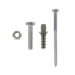 AS Fahrradständer für 3 Fahrräder, Robuste Fahrradhalterung aus Stahl für Boden und Wandmontage, Stabiler Radständer für Reifen bis 55mm AS