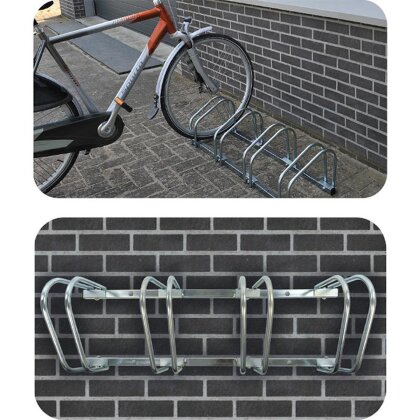 Fahrradständer Fahrradhalterung Wand + Boden Aufstellständer für 2/3/4 Fahrräder Fahrradständer 4 Fahrräder AS