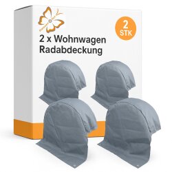 2STK Radabdeckung Wohnwagen 14 bis 15 Zoll...