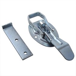 Spannverschluss 4er Set 220x40 mm verzinkt mit Hebelverschluss und Gegenstück stabile Exzenterverschlüsse für Kisten Anhänger Bordwände Transportboxen korrosionsgeschützt belastbar