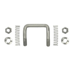 4x Bügelschraube M12 für Zurrösen 82x70 – Zurrmulde Anhänger nachrüsten – Zugkraft 800daN nur mit Gegenplatte U-bügel