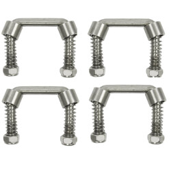4x Bügelschraube M12 für Zurrösen 82x70 – Zurrmulde Anhänger nachrüsten – Zugkraft 800daN nur mit Gegenplatte U-bügel