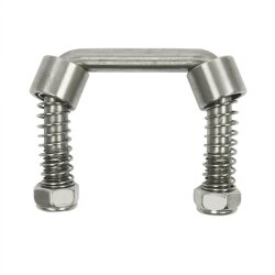 4x Bügelschrauben M12 U-Bügel 77x72 Rundstahlbügel Anhänger nachrüsten – Zugkraft 800daN nur mit Gegenplatte U-bügel