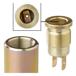 Halter für Rundumleuchte schweißbar L100 mm – stabile Aufsteck-Halterung aus Stahl für Rundumleuchten – ideal für Traktoren, Landmaschinen und Nutzfahrzeuge – langlebig & passgenau