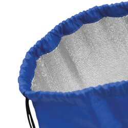 AS Kühltasche ca. 32 x 42 cm Einkaufstasche mit Tragekordeln Kühlrucksack blau AS