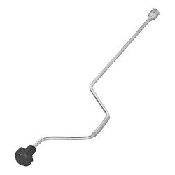 Handkurbel 19 mm / 840 mm – Adapter-Verlängerung für Wohnwagen- und Anhängerstütze, Stützen die höhenverstellbar sind , leichte Kurbel aus Stahl