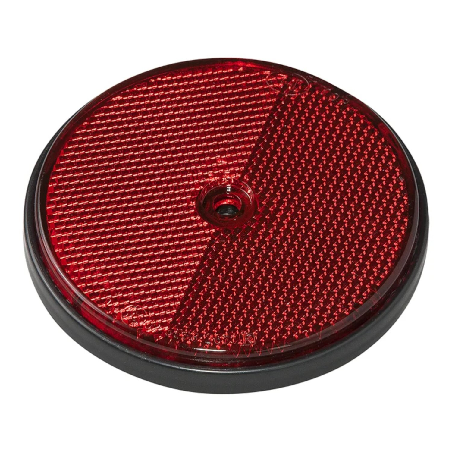 Reflektor Rund Rot Ø85 mm E3 Rückstrahler für Anhänger - Preiswert