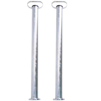 2x Anhängerstütze 150kg für hinten Anhänger 700mm