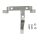 Reserveradhalter Stahl mit 3x Befestigungslöchern, Reserveradhalterung mit Abstand 26,5 cm Inklusive Zubehör