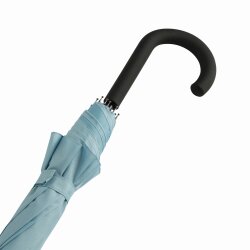 Stockschirm Automatik Groß und Robust, ein stabiler Regenschirm für Herren und Damen mit Metallstock, wetterfester Schirm in Hellblau Ø103 cm