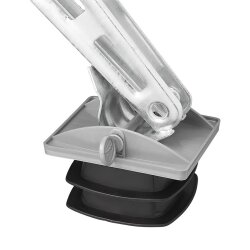 AS 4x Unterlegplatten Stützfuss Stappel Stützplatten Wohnwagen für Stützen Anhänger AS