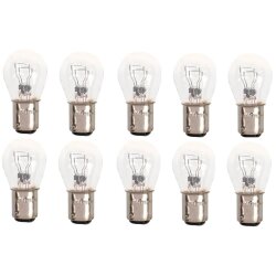 10x Leuchtmittel 12Volt 21/5W BAY15d Birne Doppelfaden Autobirne Lampe Glühbirne