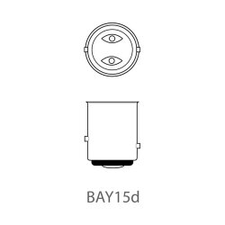 AS 10x Leuchtmittel 12Volt 21/5W BAY15d Birne Doppelfaden...