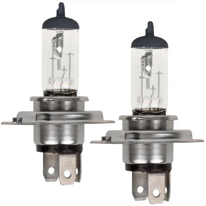 2x H4 Autolampe 12V Glühlampe P43t Leuchtmittel 60/55W Scheinwerfer Birne Lampe